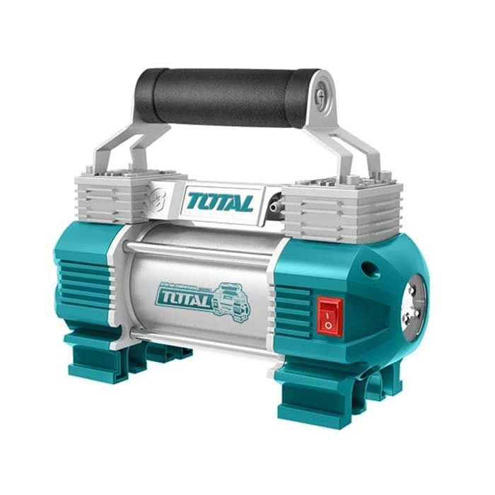 Compresor auto 35l/min 150W 8bar lanterna Total