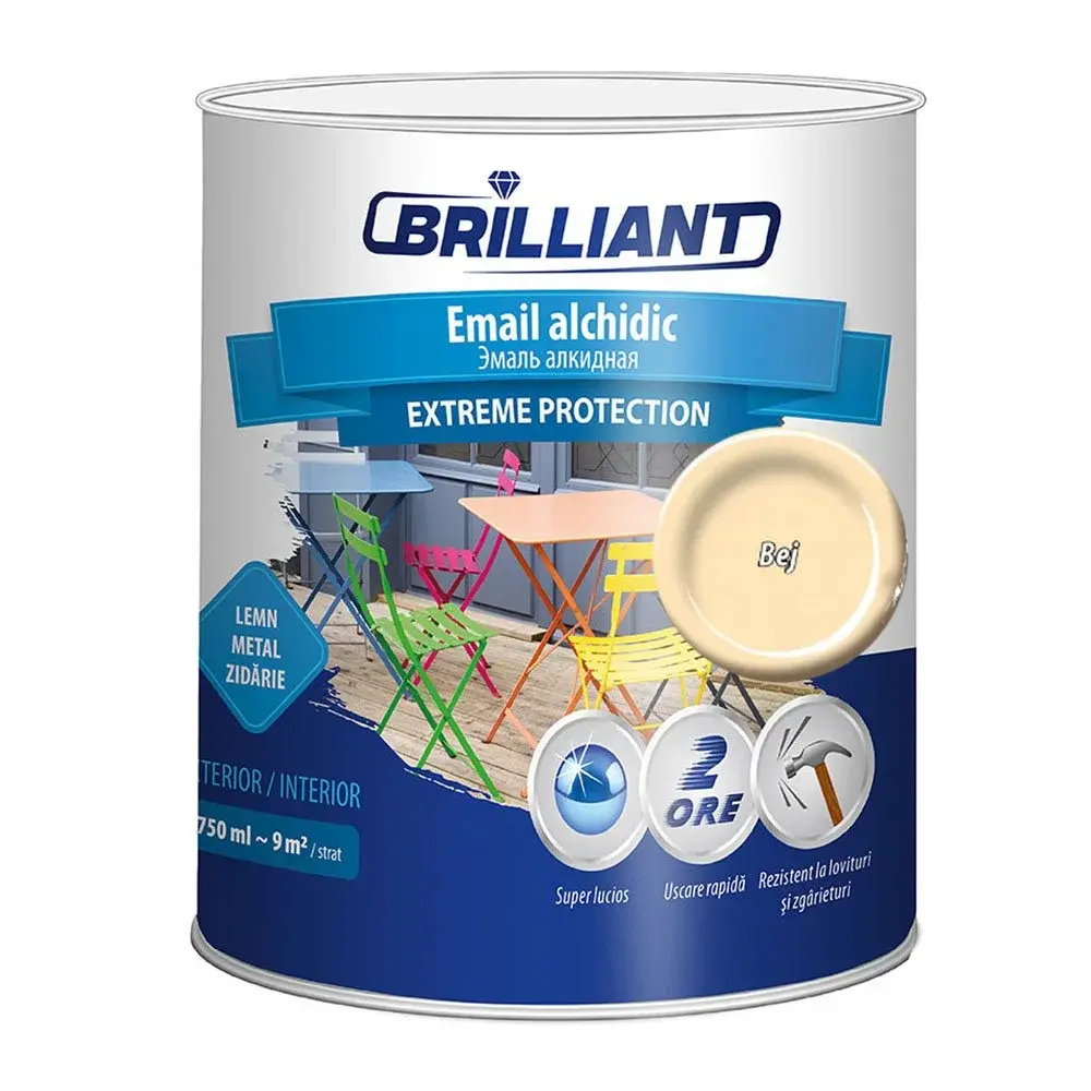 Email alchidic Brilliant Extreme bej 0.75L