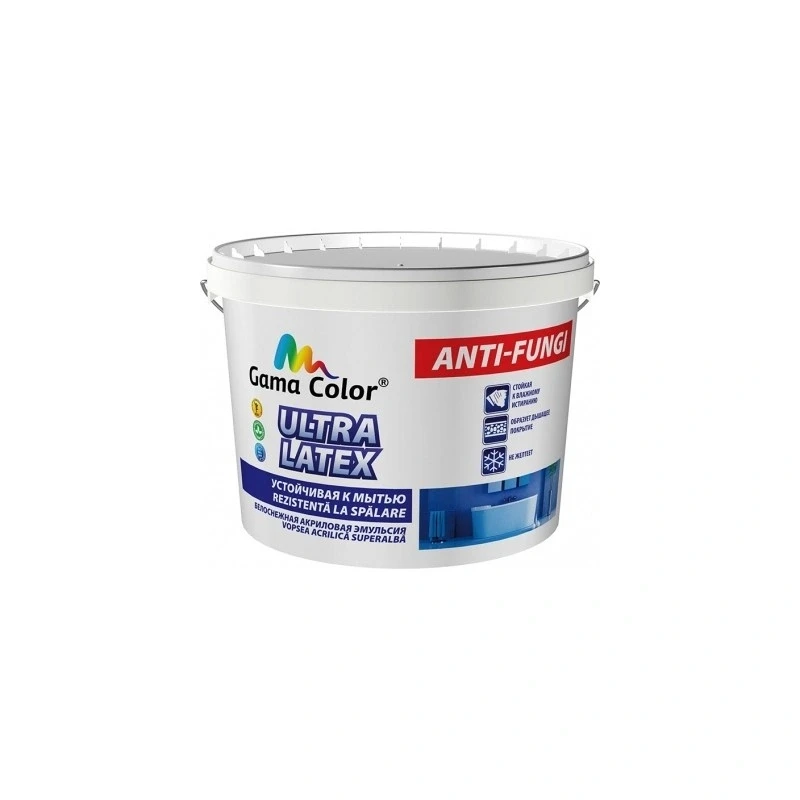 Vopsea acrilica "Ultra Latex" Gama Color r. spalare 1.3 kg