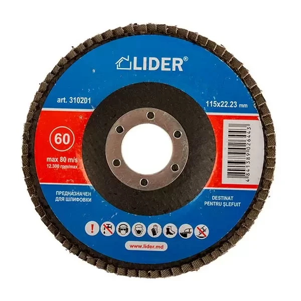 Disc p/u slefuit lamelar_115x22,23mm_P40 drept cu oxid de aluminiu T27 Profmet