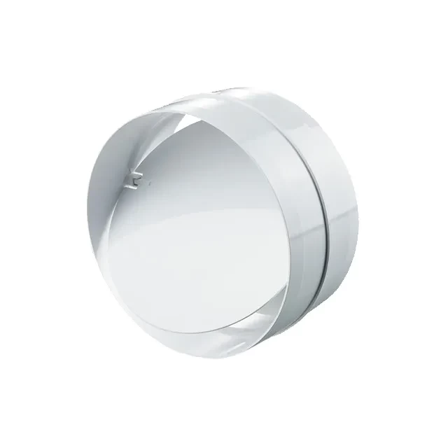 Conector de aeroduct Ventika KO150-22 62 x 150 mm plastic alb